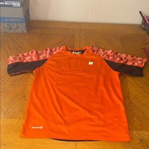 Russell Athletic Kids' Orange and Red Camo T-Shirt